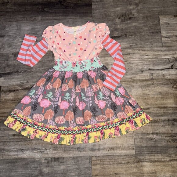 Matilda Jane Collette Maggie Dress And Pants Friends Forever Girls Size 8 - Picture 2 of 7